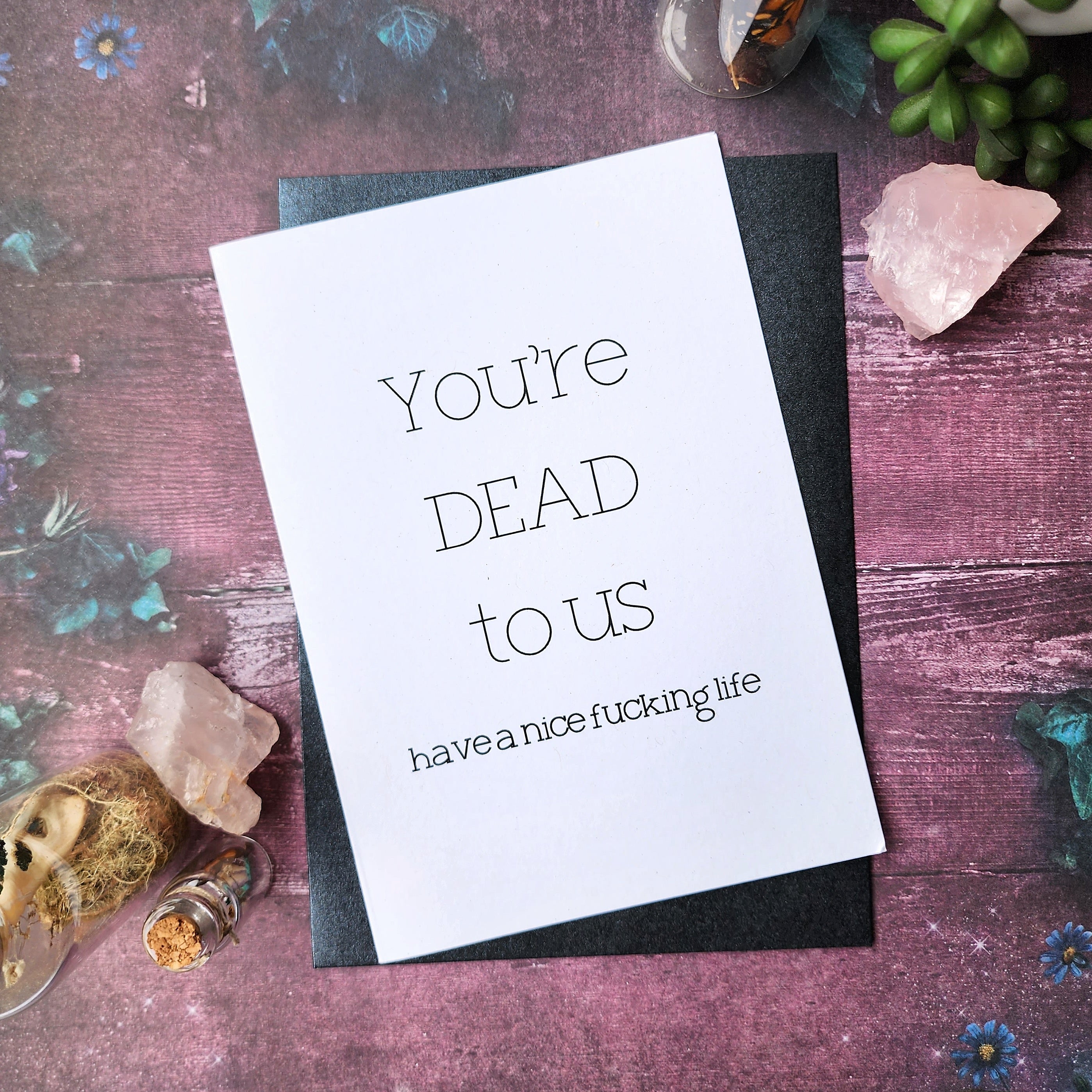 You're Dead to us - Cursive Craft 