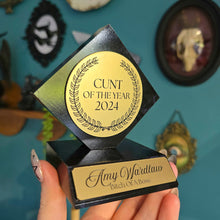 Load image into Gallery viewer, Cunt Of The Year Trophy
