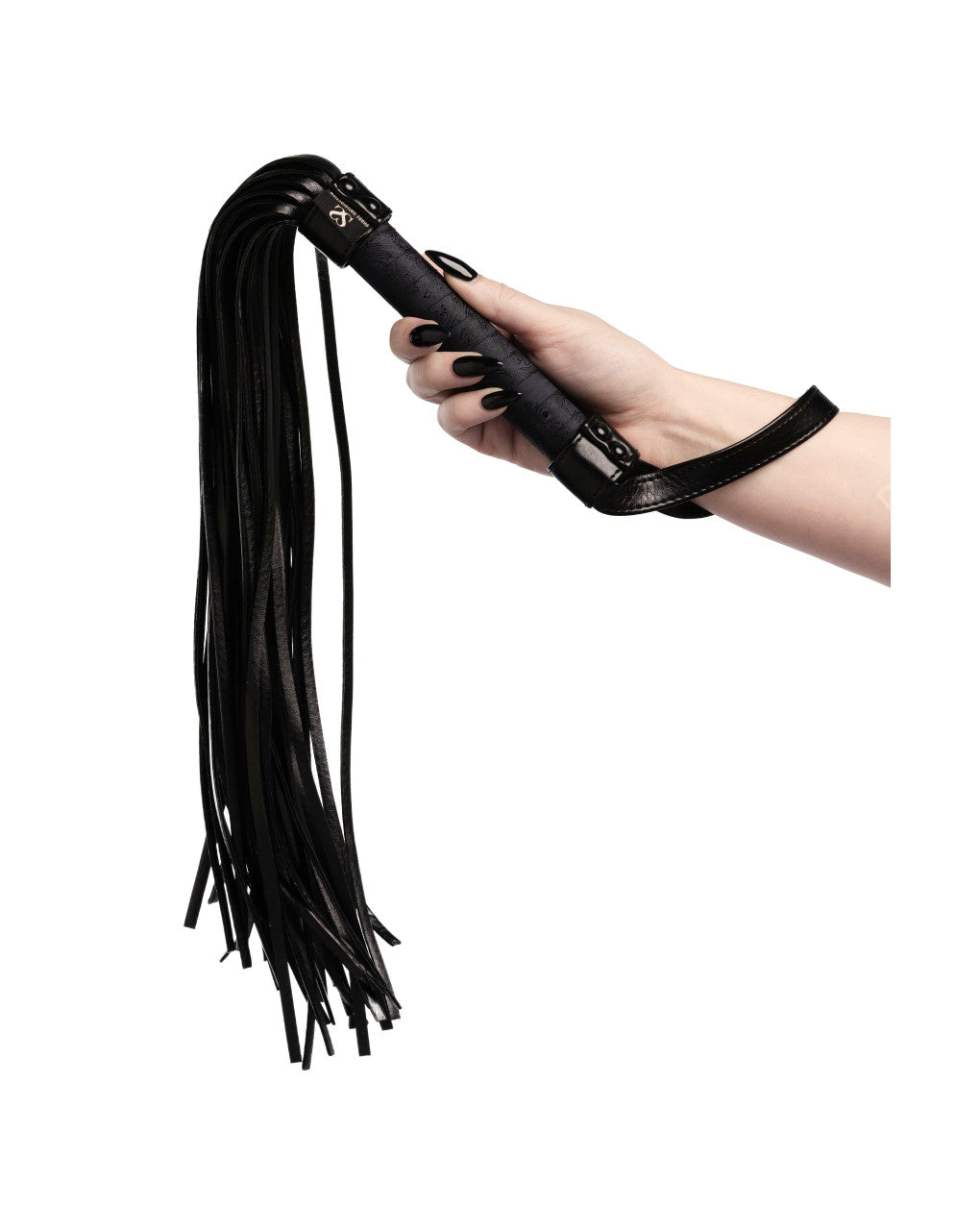 Bound Luxury Flogger - Midnight Blue