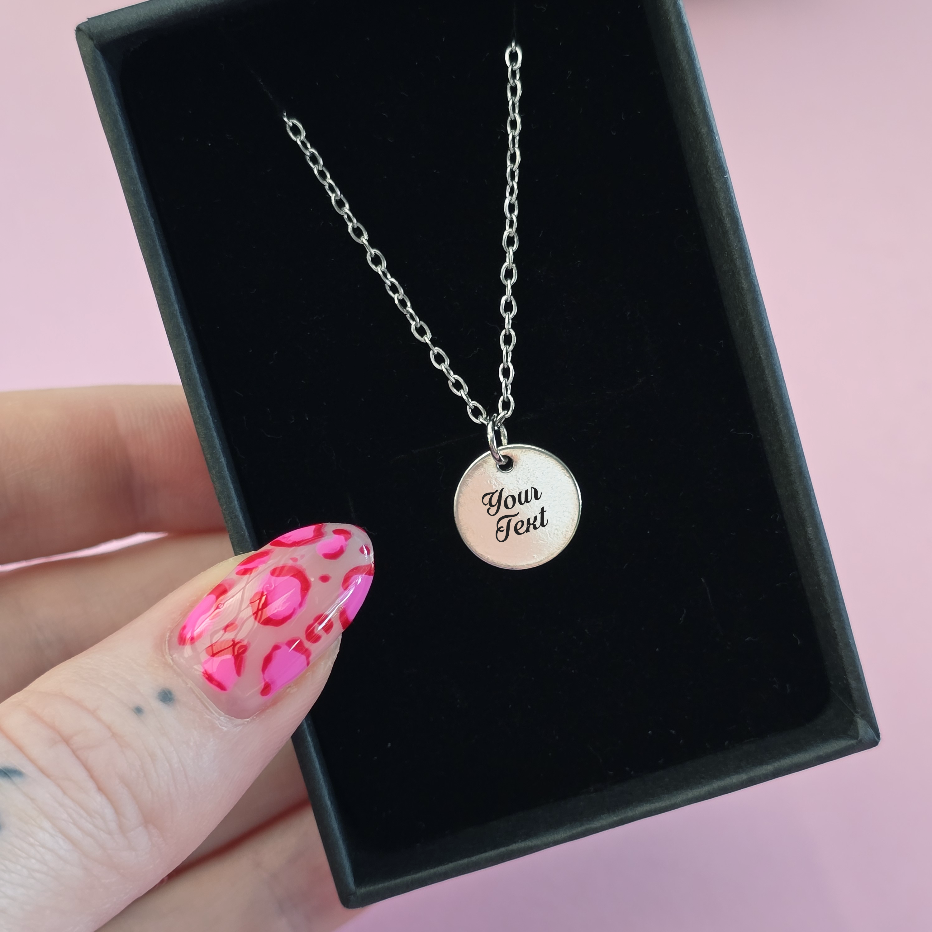 Personalized Round Pendant