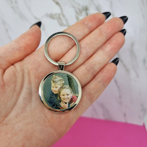 Photo Key Ring - Cursive Craft 