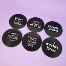 Load image into Gallery viewer, Witchy Coasters - Cursive Craft 
