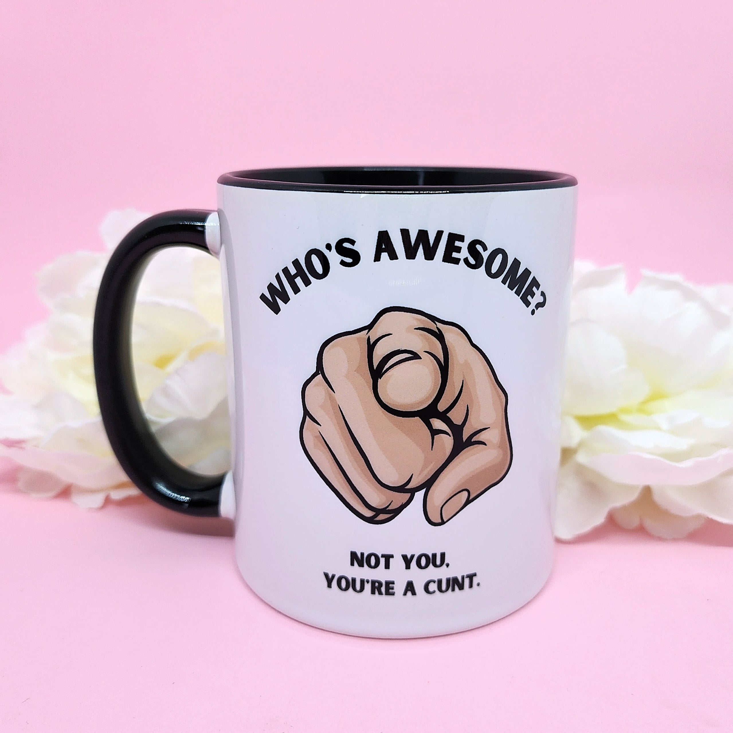 Who's Awesome? Not you, you're a cunt. - Cursive Craft 