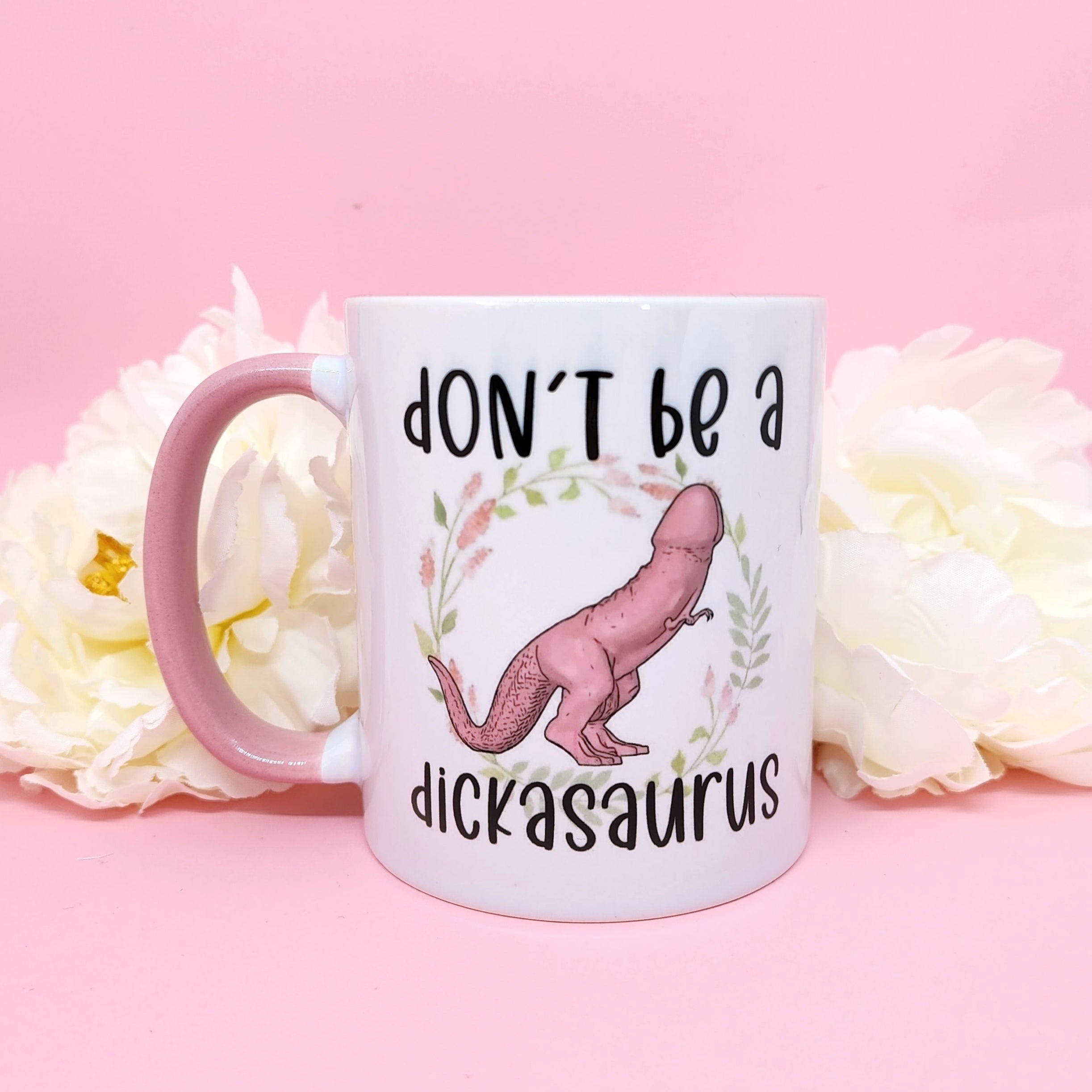 Don't be a dickasaurus - Cursive Craft 