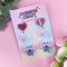 Load image into Gallery viewer, Custom Photo Earrings - Cursive Craft 
