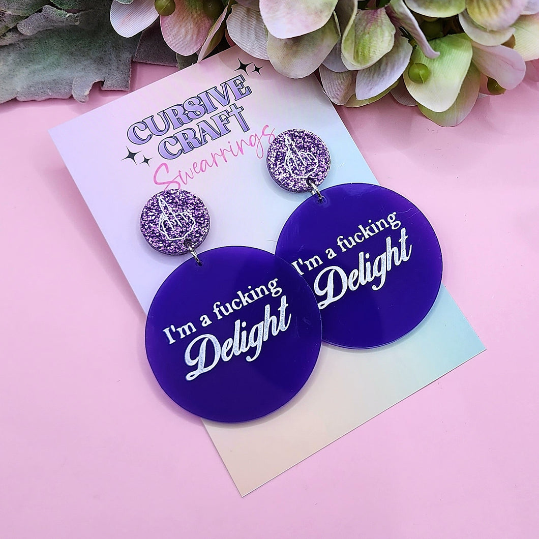 I'm A Fucking Delight - Cursive Craft 