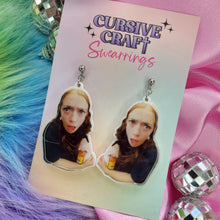 Load image into Gallery viewer, Custom Photo Earrings - Cursive Craft 
