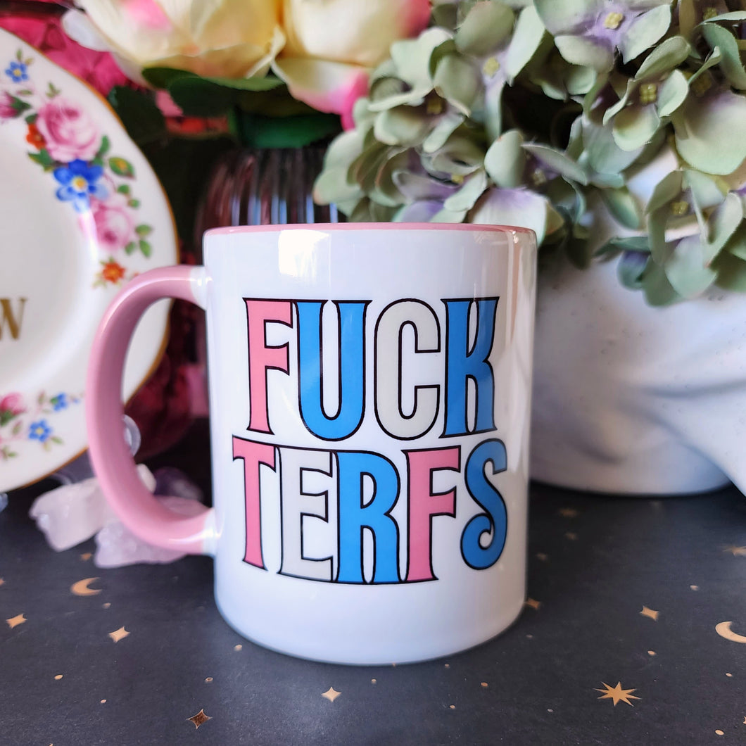 FUCK TERFS - Cursive Craft 