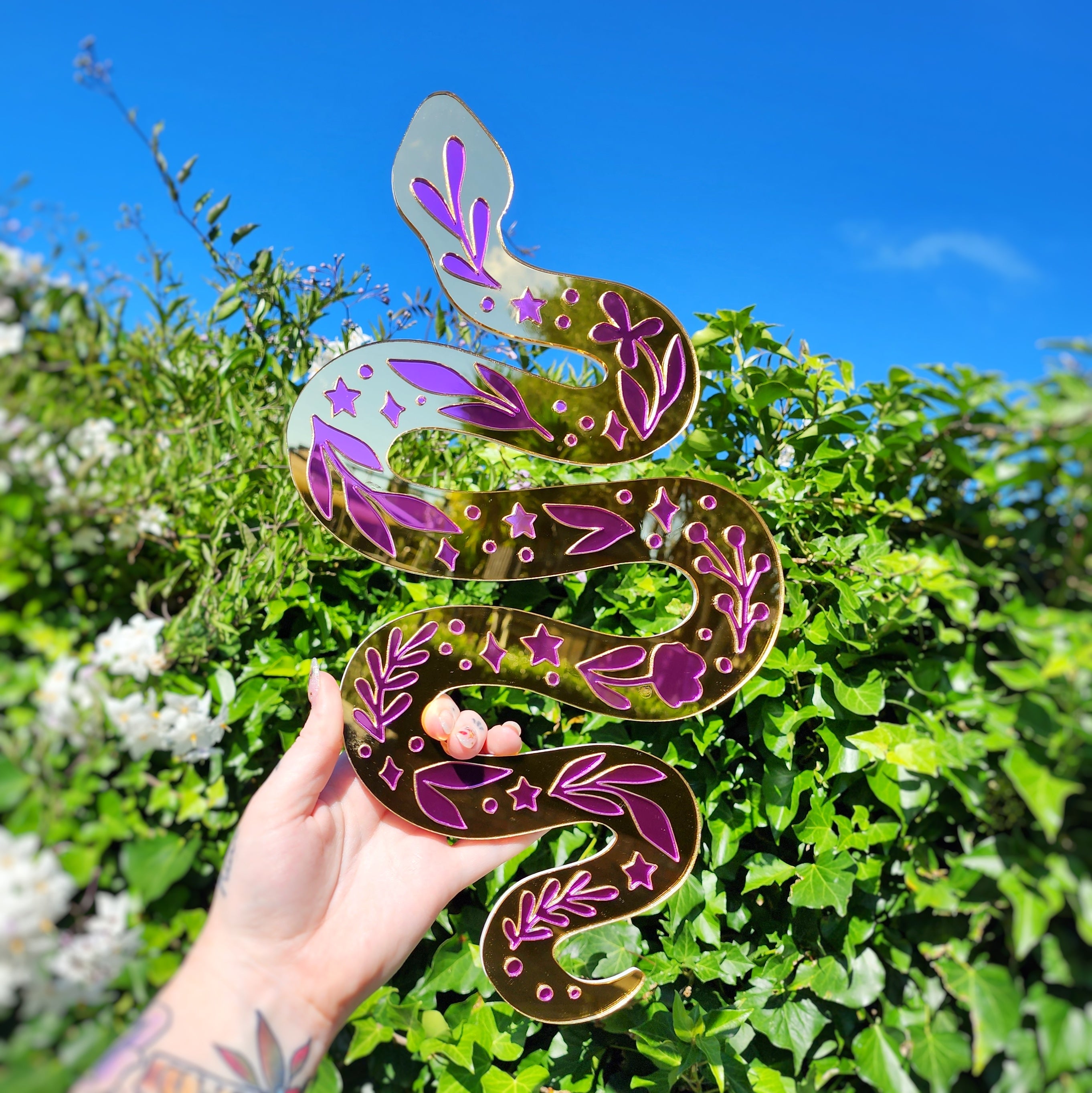 Snake Mirror - Cursive Craft 